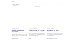 Desktop Screenshot of banffgolf.org